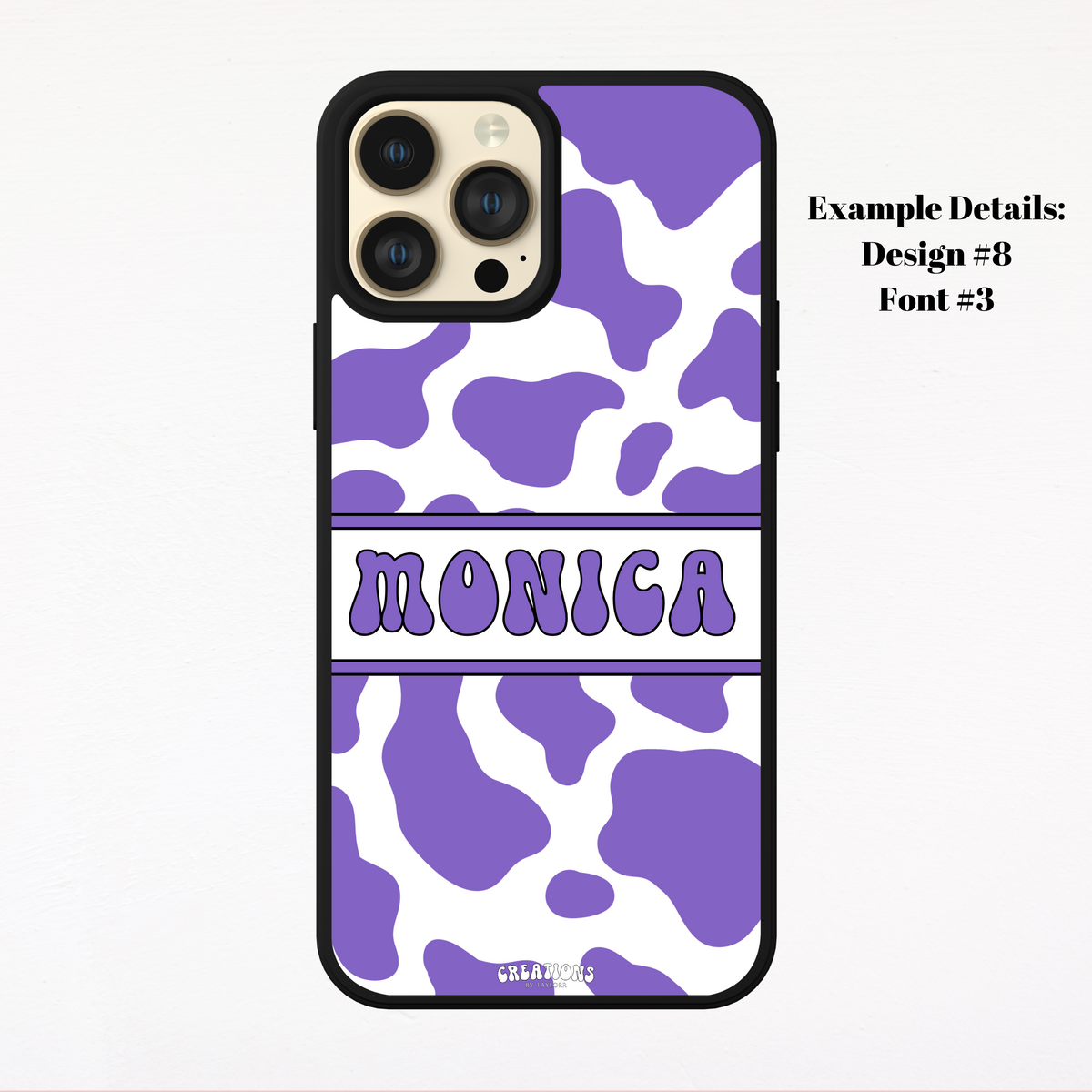 CUSTOM Cow Print Phone Case