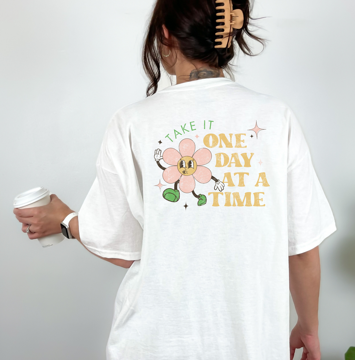 Camiseta Tómalo un día a la vez